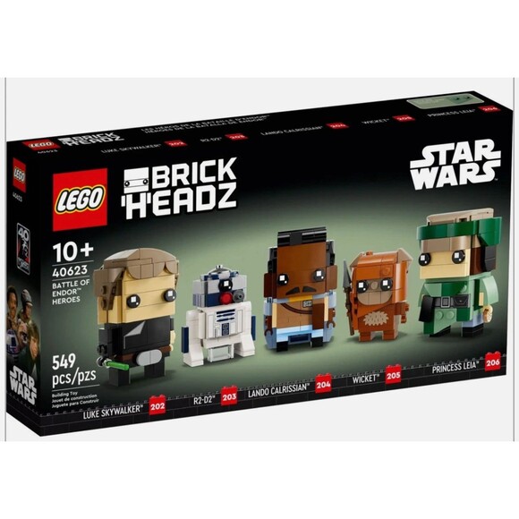 LEGO Brickheadz 40623 : Battle of Endor Heroes , 549 Pieces ,  NEW - Picture 1 of 9